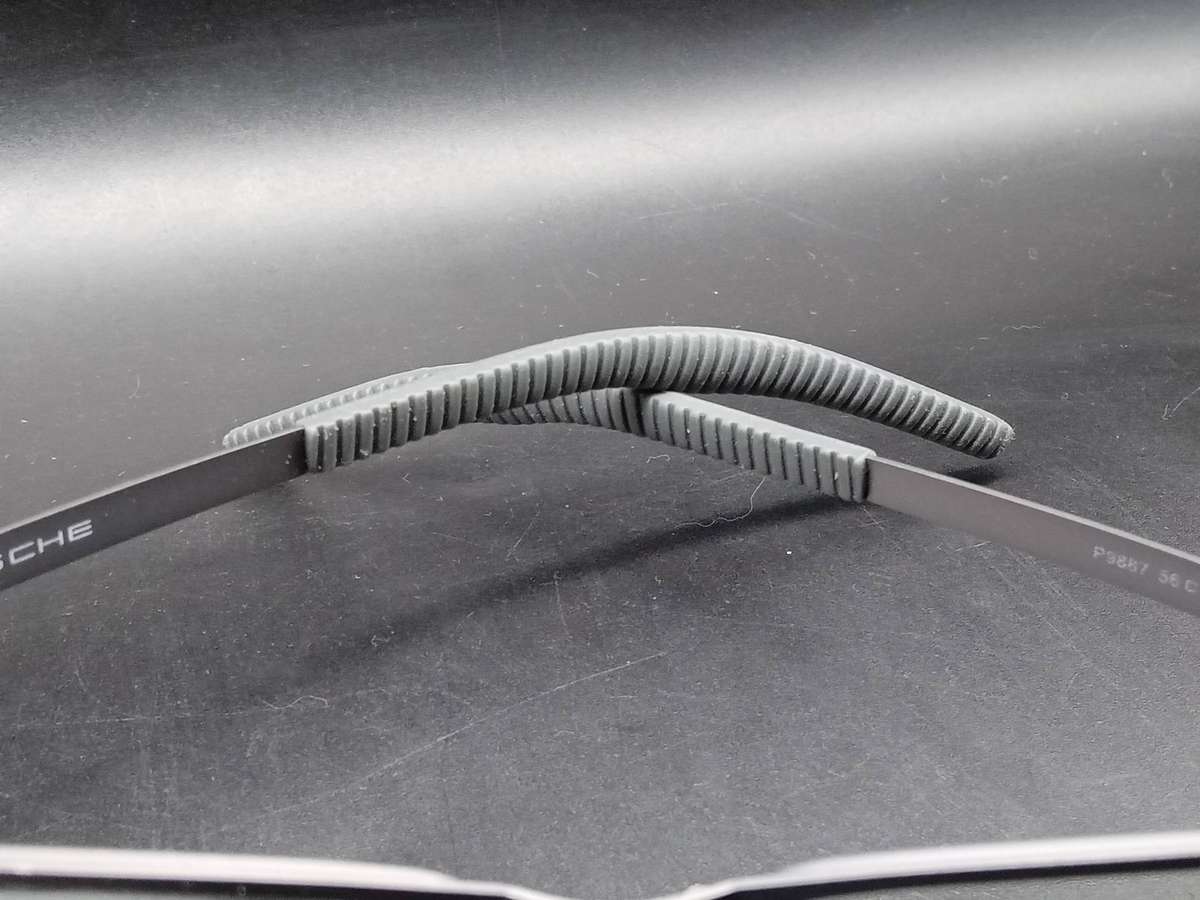 Porsche (Replica) - P9887 -  Gray Square - Semi-frameless - Eyeglasses/Frame