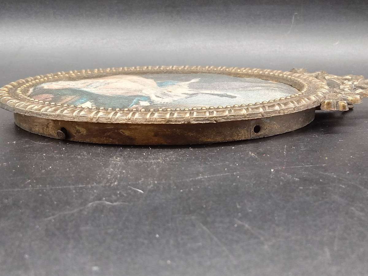 Vintage! Italian - Brass - Rococo Style - Bow Picture/Photo Frame