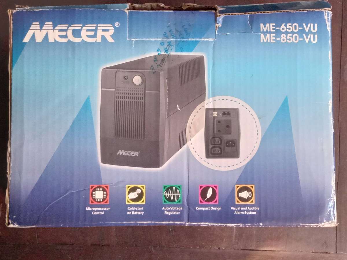 Mecer 850VA Line Interactive UPS (ME-650-VU / ME-850-VU)