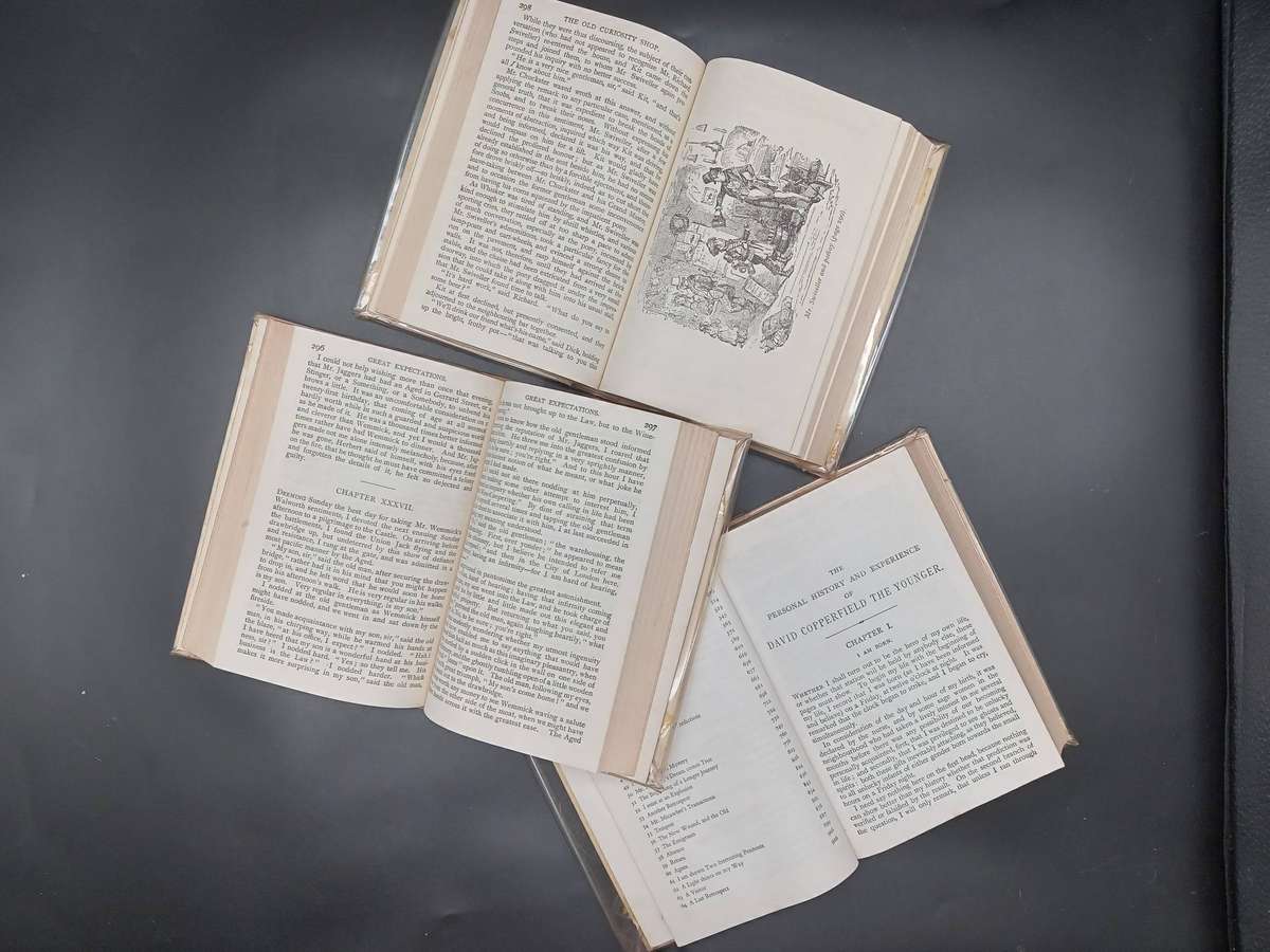 Rare VINTAGE Thomas Nelson and Sons 6 Classic Books Bundle