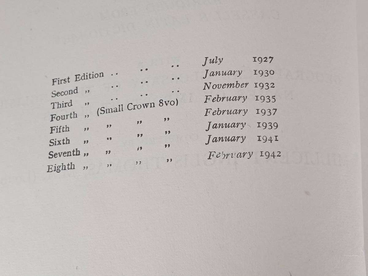 Selection of Antique Foreign Language Books Including Latin - English Dictionary