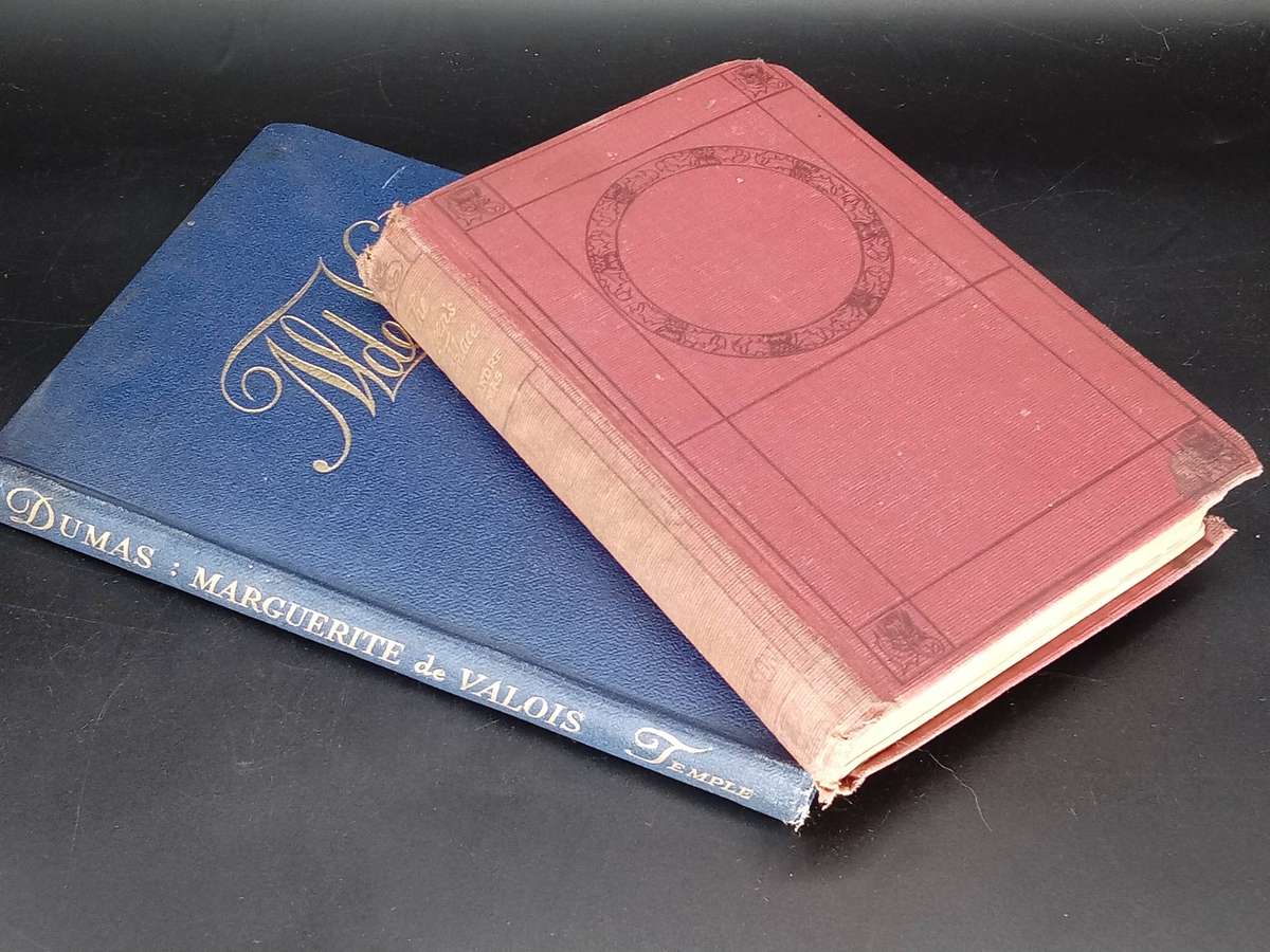 Set of 2 Dumas Classics (the Queens necklace - 1926 and Marguerite De Valois - 1925)