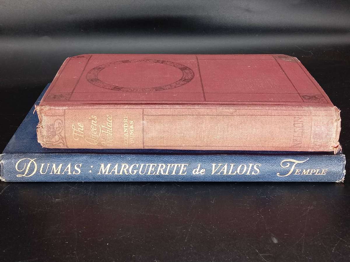 Set of 2 Dumas Classics (the Queens necklace - 1926 and Marguerite De Valois - 1925)