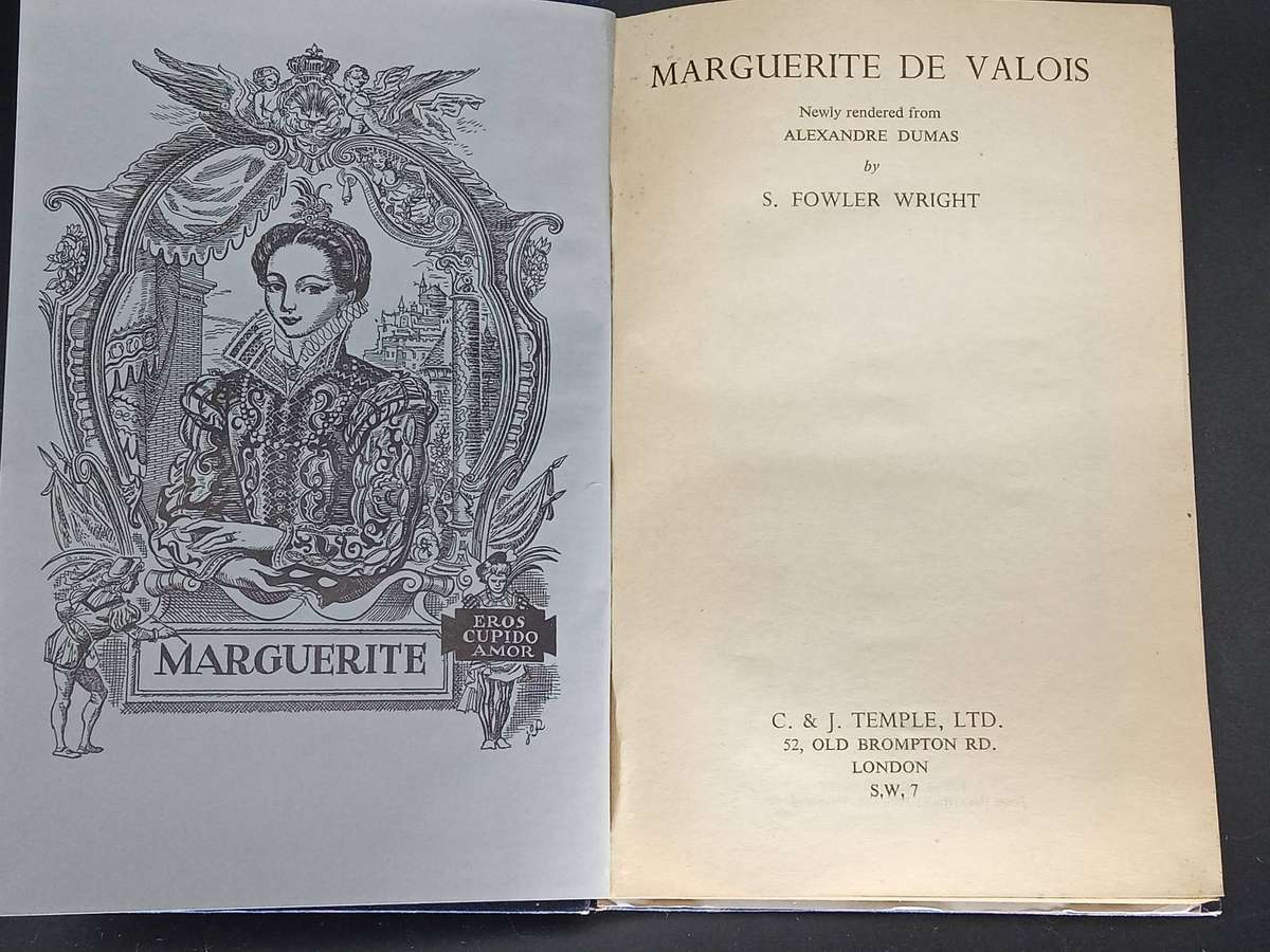 Set of 2 Dumas Classics (the Queens necklace - 1926 and Marguerite De Valois - 1925)