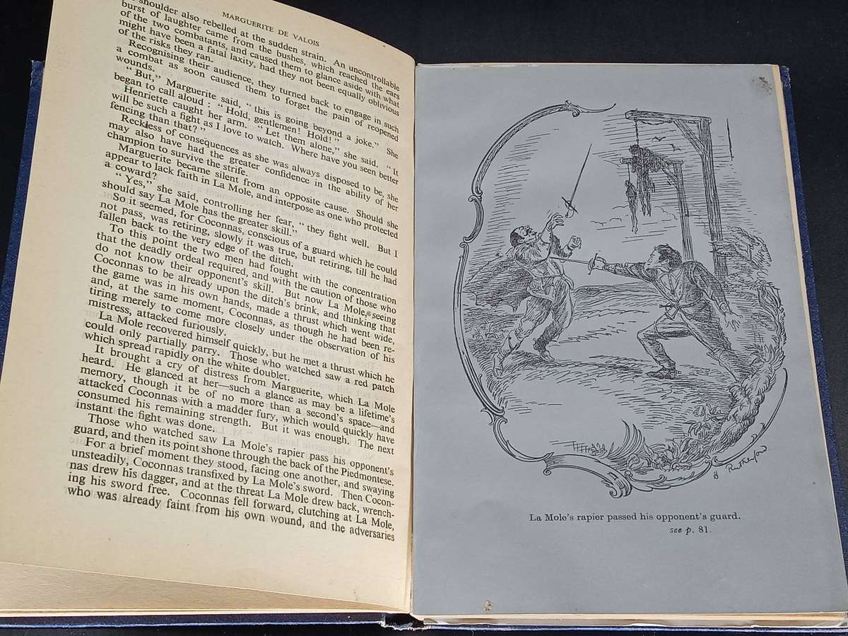 Set of 2 Dumas Classics (the Queens necklace - 1926 and Marguerite De Valois - 1925)