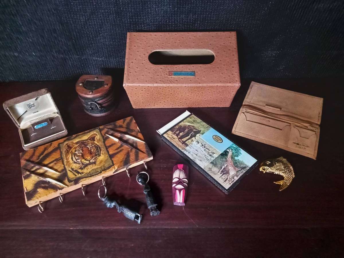 Collection of Various Vintage Africana items With Both Decorative  and Functional Use