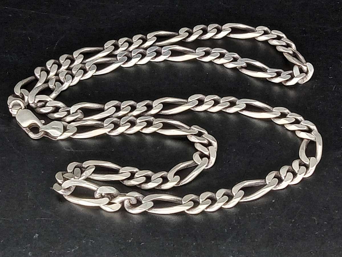 Sterling Silver 67cm Figaro Chain