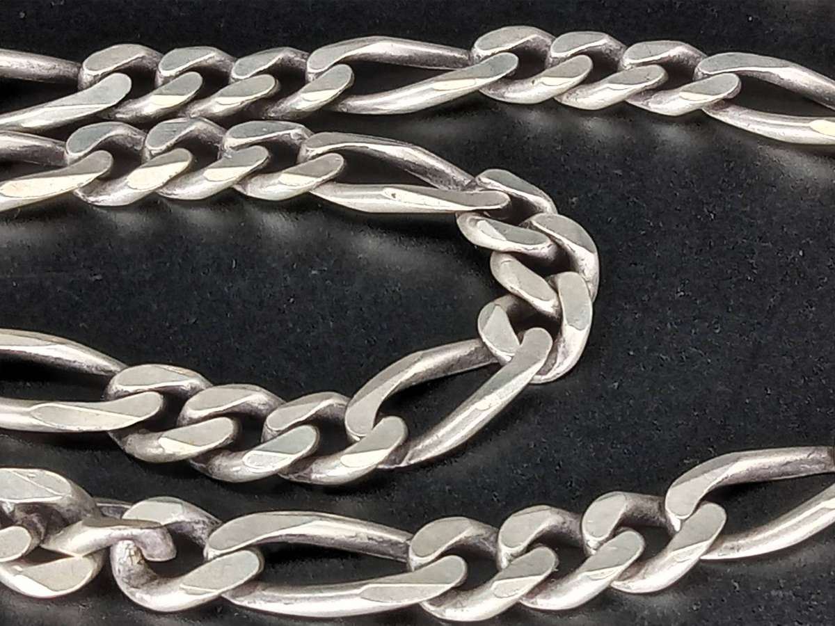 Sterling Silver 67cm Figaro Chain