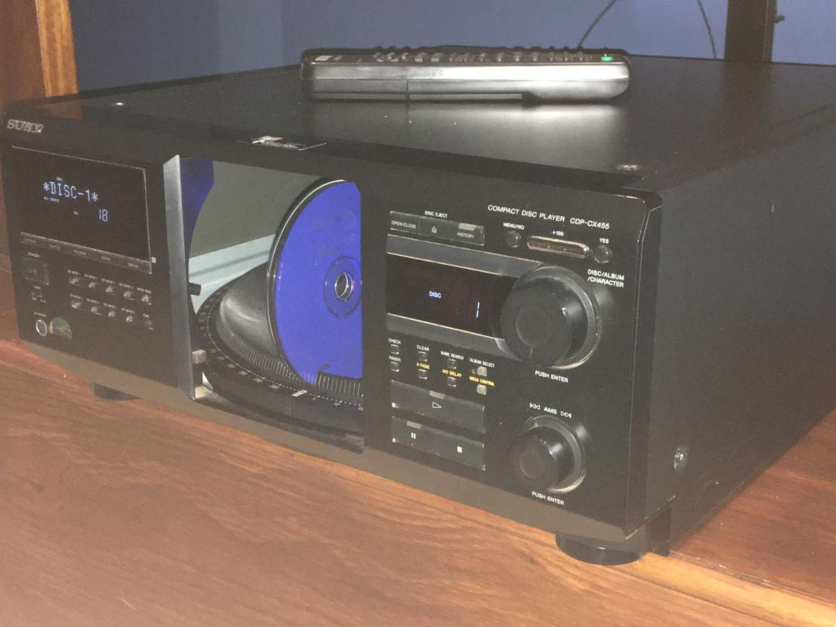 Sony CDP-CX455 Mega Storage 400 CD Disc Changer Player