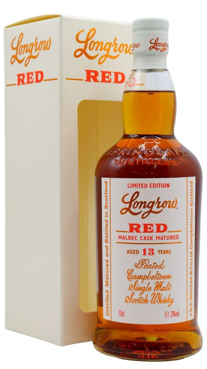 Longrow Red Malbec Cask Matured 2017 Release Whisky 13 Year Old