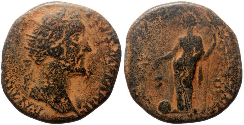 Large Ancient Roman coin | Antoninus Pius (Sestertius)