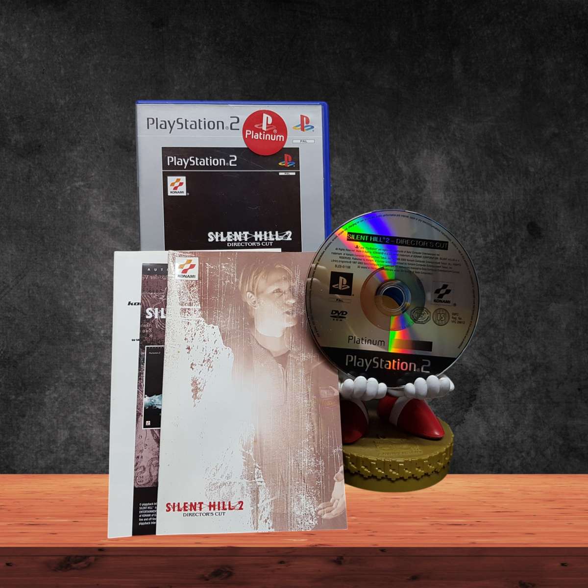 PlayStation 2- Silent Hill 2 Director`s Cut Platinum- Complete In Box - Fair Condition - Untested