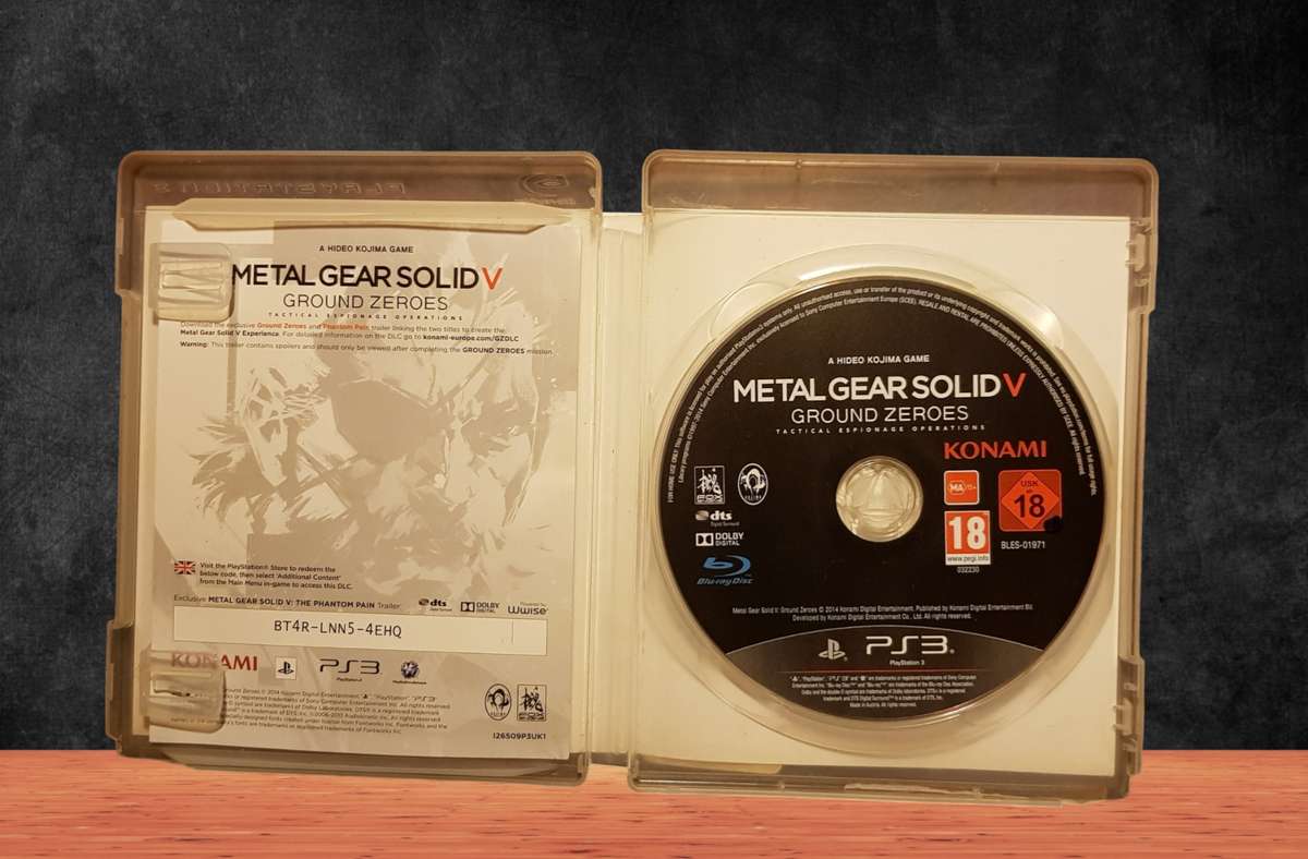 Metal Gear Solid V: Ground Zeroes  PlayStation 3 (PS3) Game  Very Good Condition