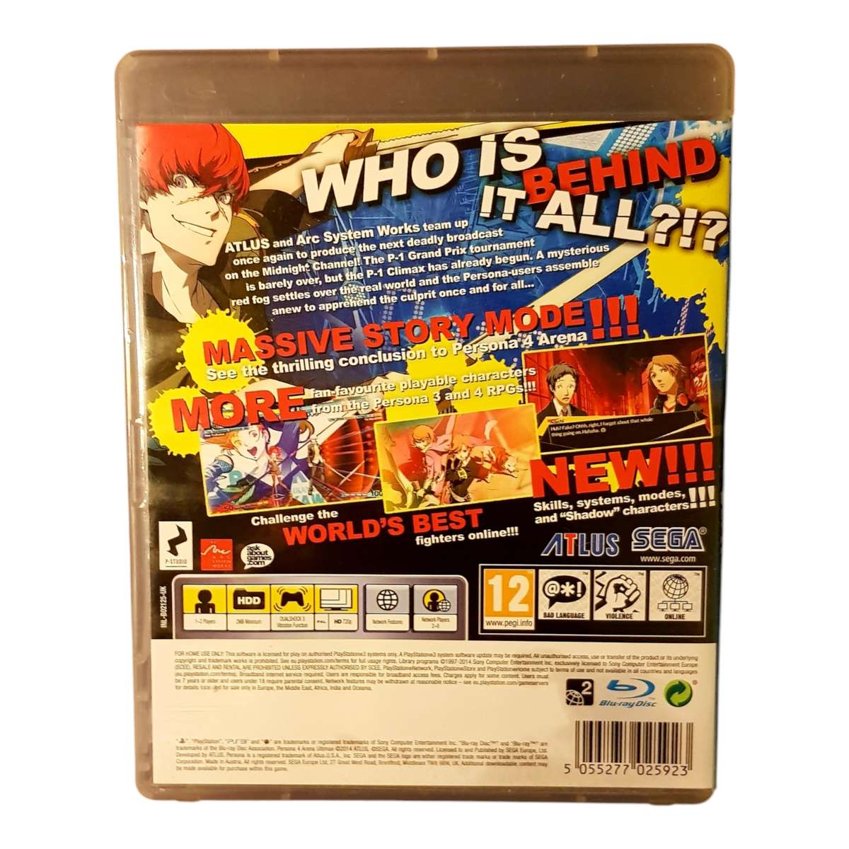 Persona 4 Arena Ultimax  PS3 Game | Complete in Box | Very Good Condition