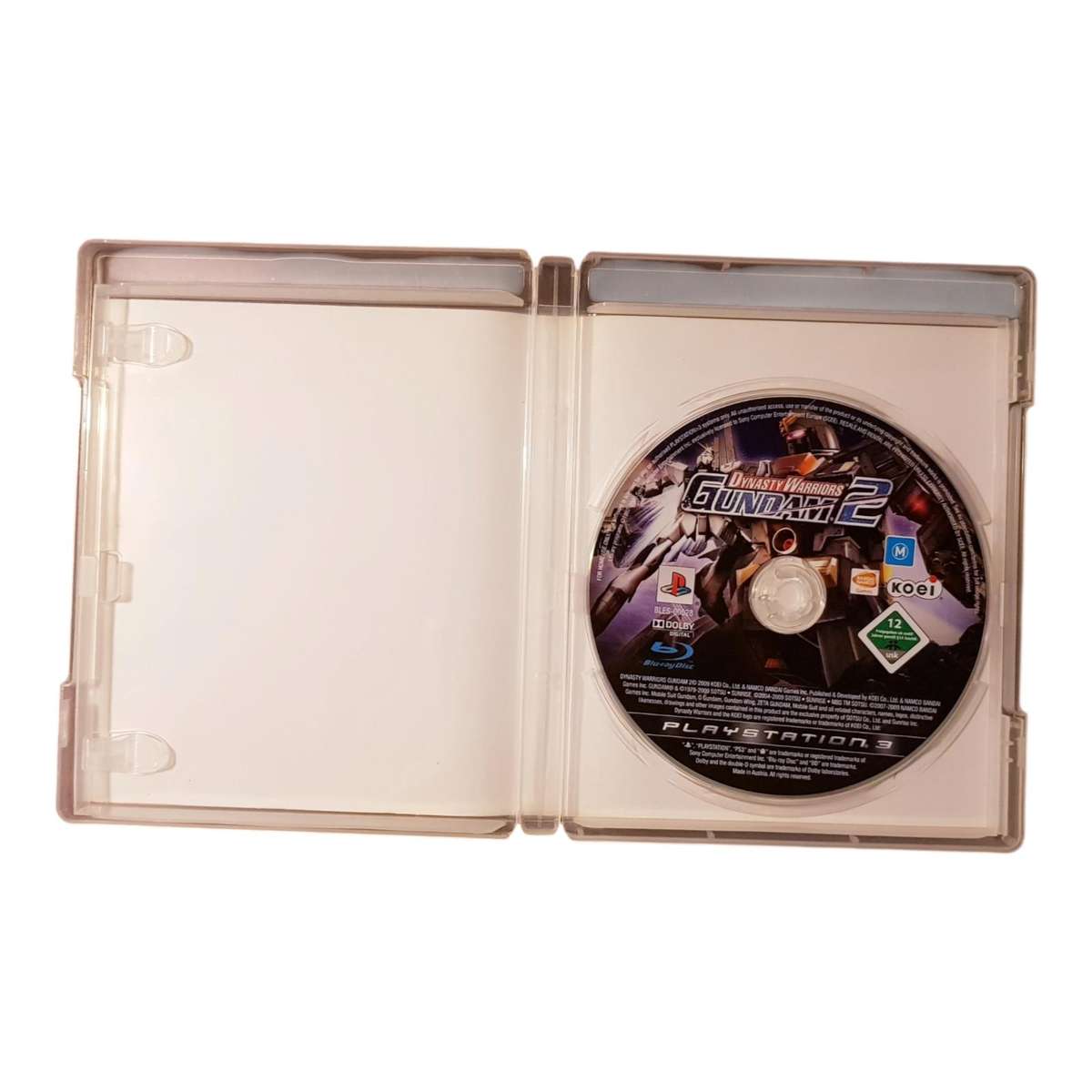 Dynasty Warriors: Gundam 2 PS3 Game Good Condition No Manual Mecha Action Game