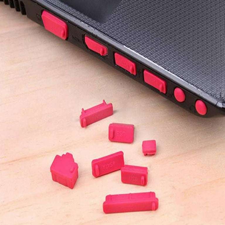 16Pcs Universal Silicone Anti Dust Port Plugs Cover Stopper for Laptop Notebook