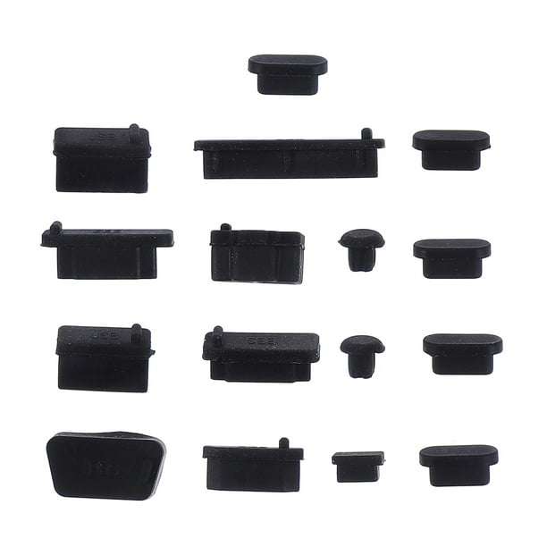 16Pcs Universal Silicone Anti Dust Port Plugs Cover Stopper for Laptop Notebook