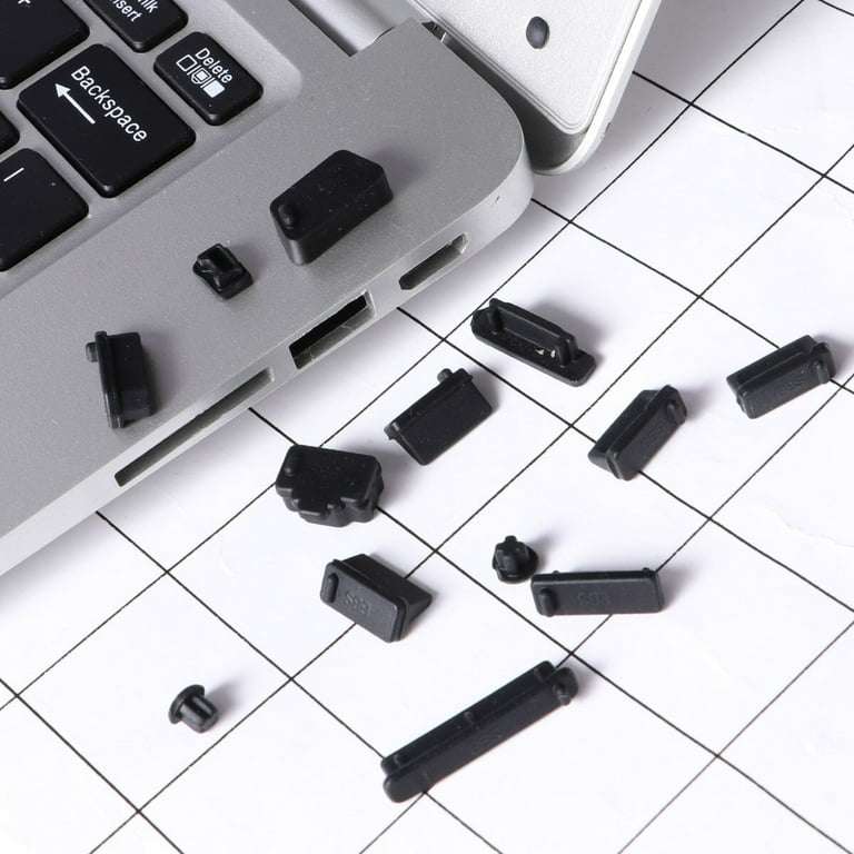 16Pcs Universal Silicone Anti Dust Port Plugs Cover Stopper for Laptop Notebook