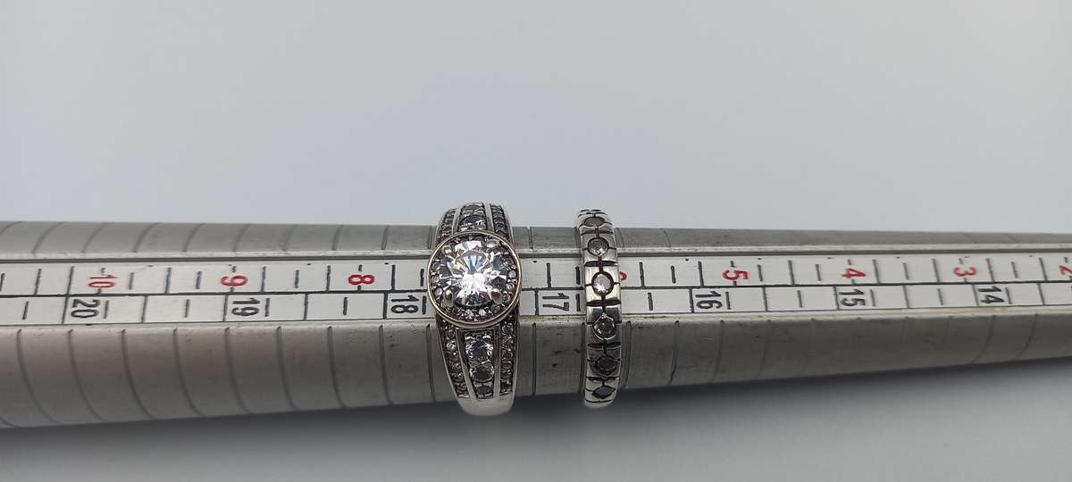 Lot of 5 Sterling Silver Rings /2/