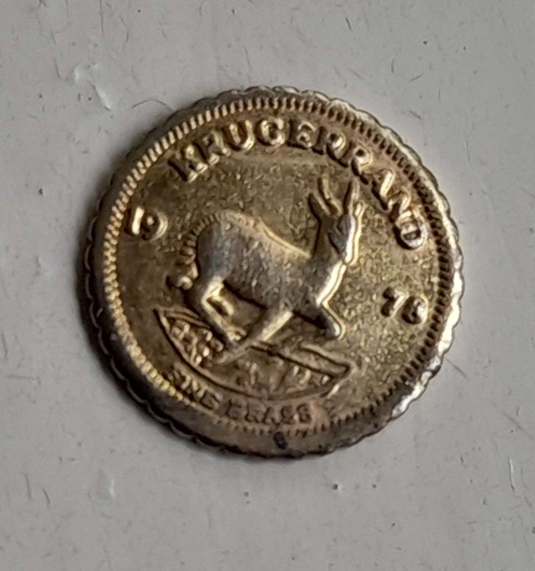 1978 Fine Brass Krugerrand