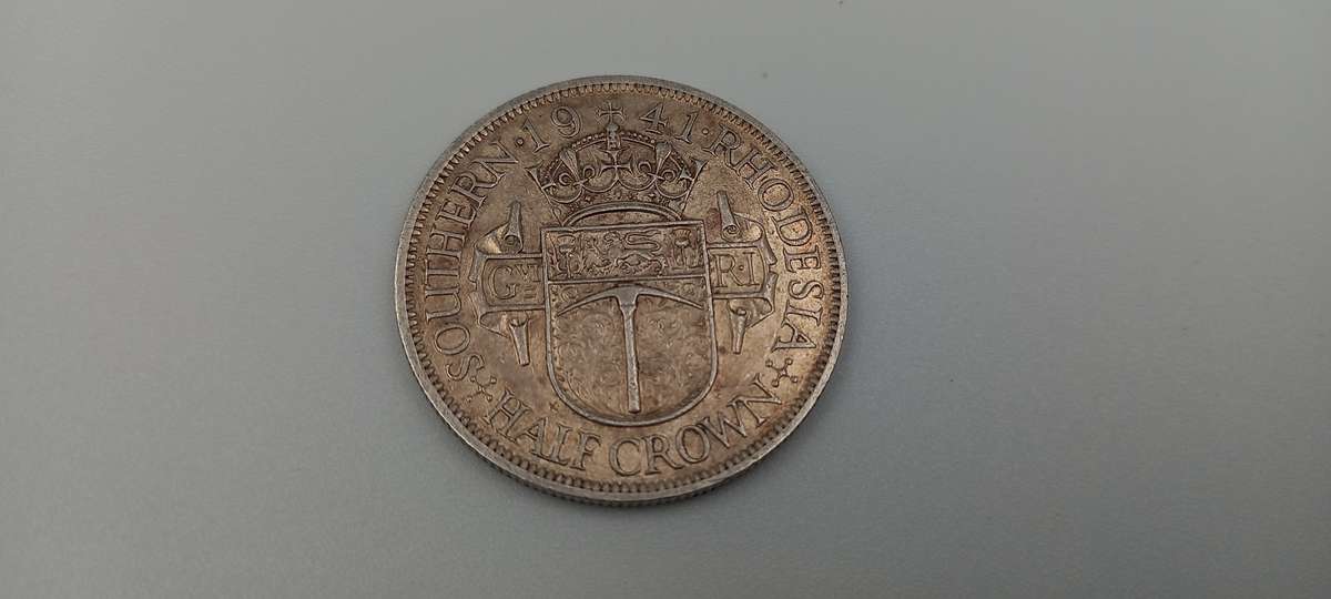 1940. 41 and 42 Southern Rhodesians Half Crowns 92.5% Silver