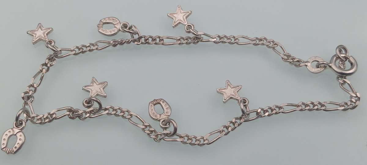 Beautiful Sterling Silver Charm Bracelet