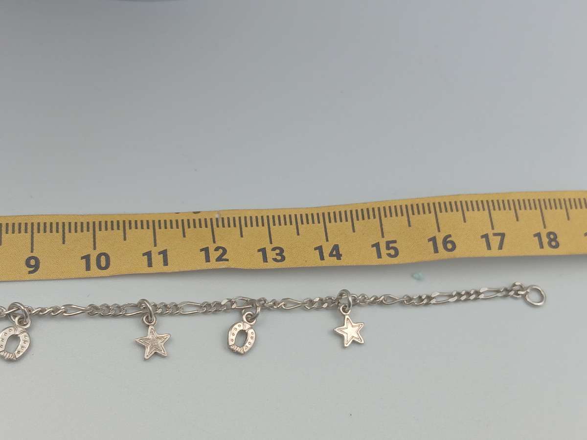 Beautiful Sterling Silver Charm Bracelet