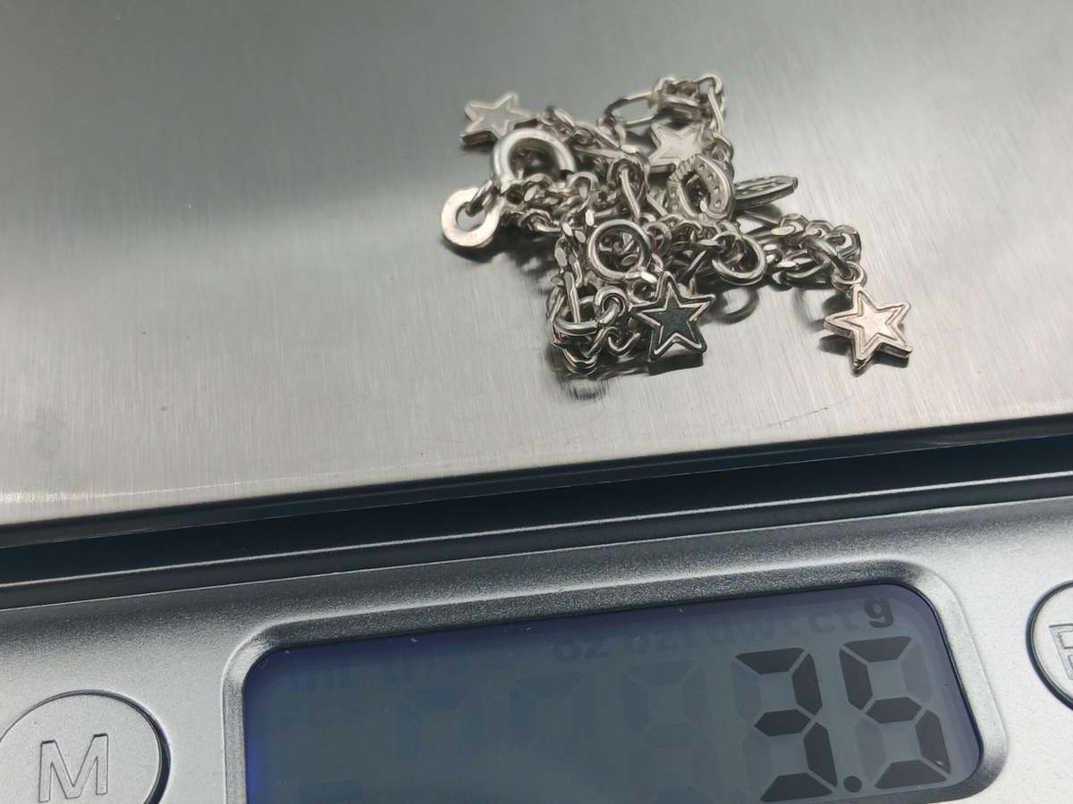 Beautiful Sterling Silver Charm Bracelet