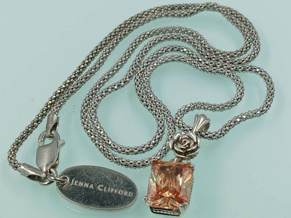 Beautiful Sterling Silver Jenna Clifford Necklace