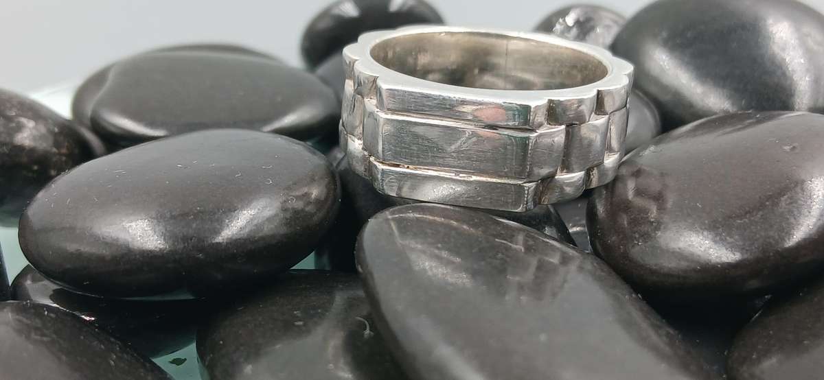 Heavy Sterling Silver Men Ring