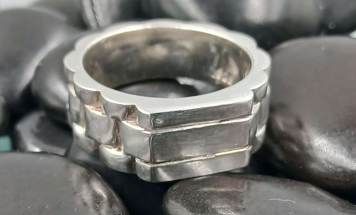 Heavy Sterling Silver Men Ring