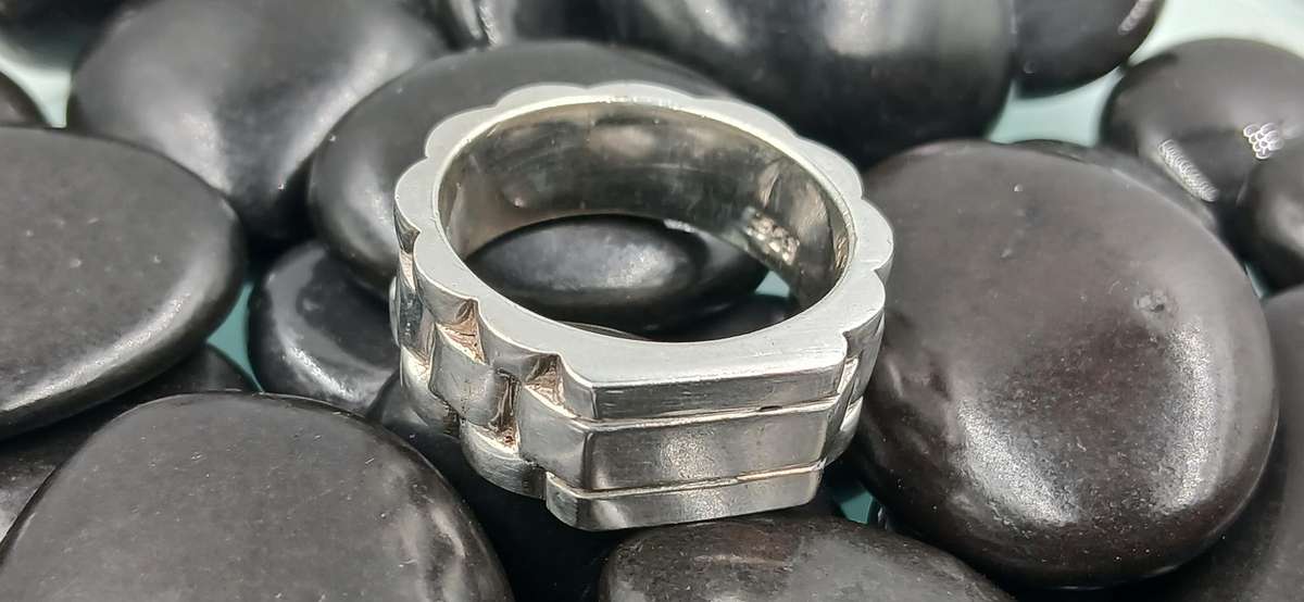 Heavy Sterling Silver Men Ring