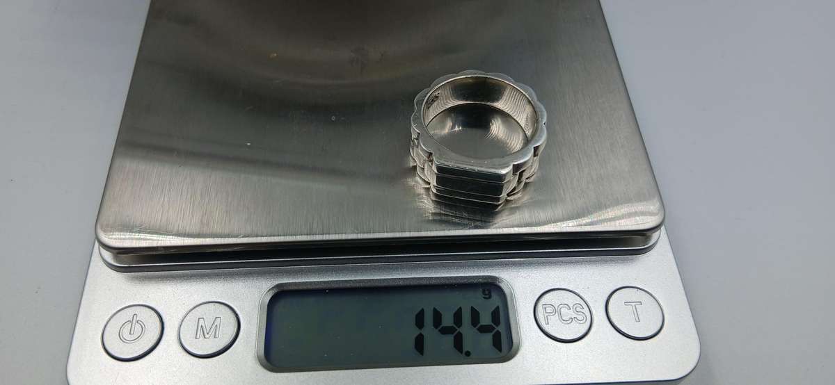 Heavy Sterling Silver Men Ring