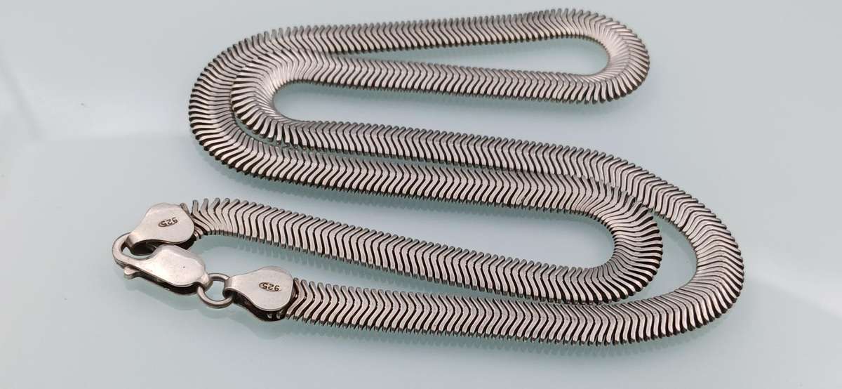 Heavy Sterling Silver Snake Chain