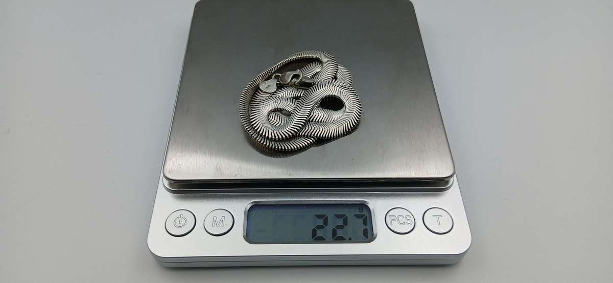 Heavy Sterling Silver Snake Chain