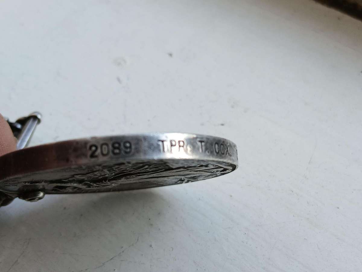 Boer War -QSA Medal Awarded to  2089 Tpr, T. Cox S. A. C.