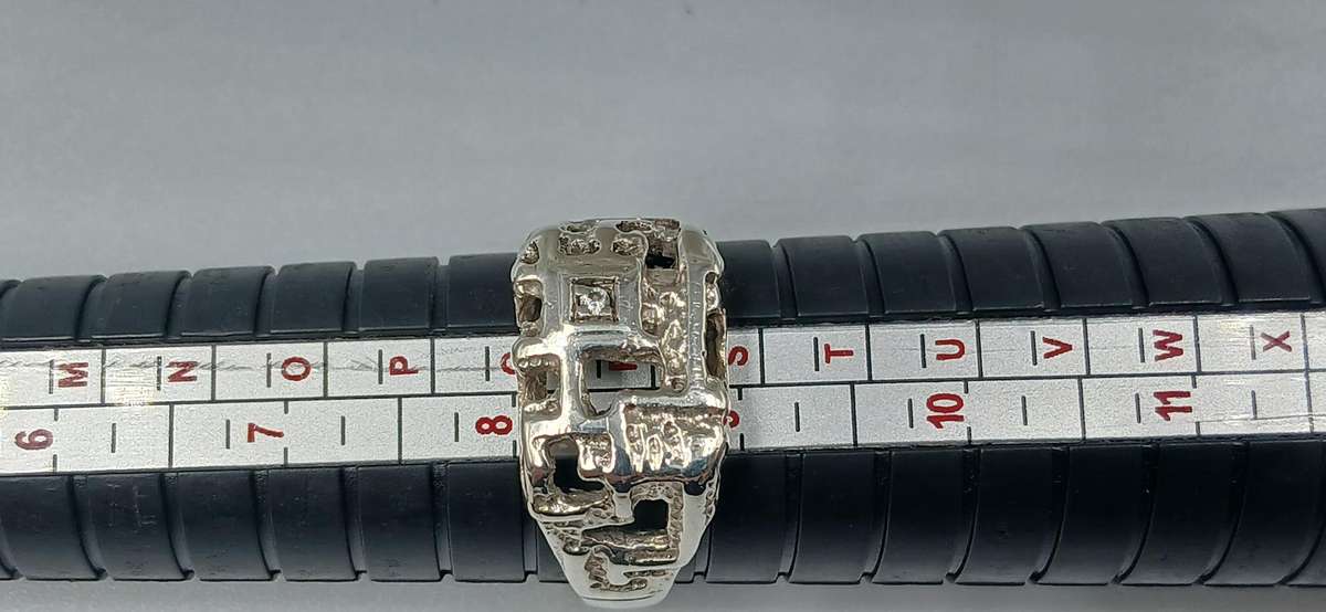 Sterling Silver Castle Ring