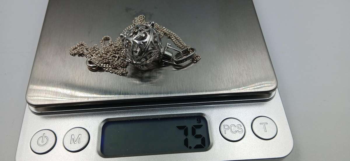 Engelsrufer Locket for Sound Ball Sterling Silver Necklace