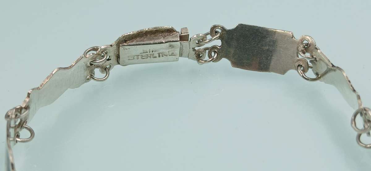 Vintage Siam Sterling Silver Bracelet