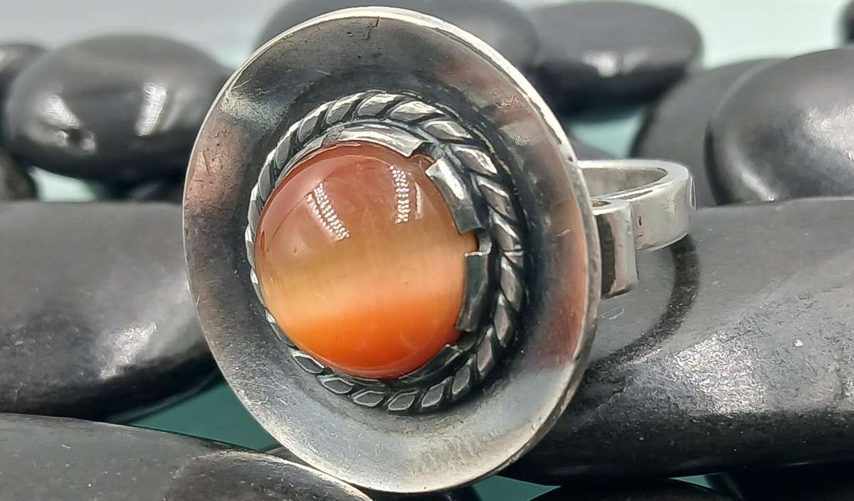 Unusual Sterling Silver Ring