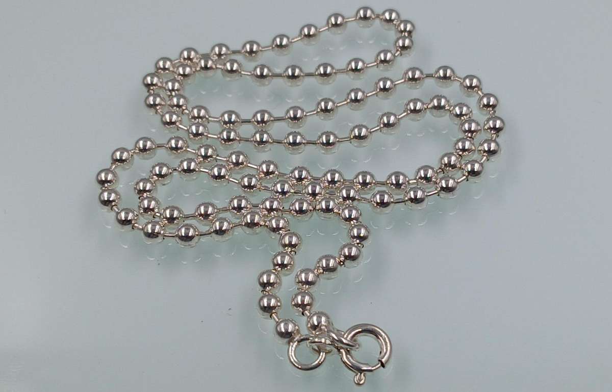 Stunning Sterling Silver Ball Chain