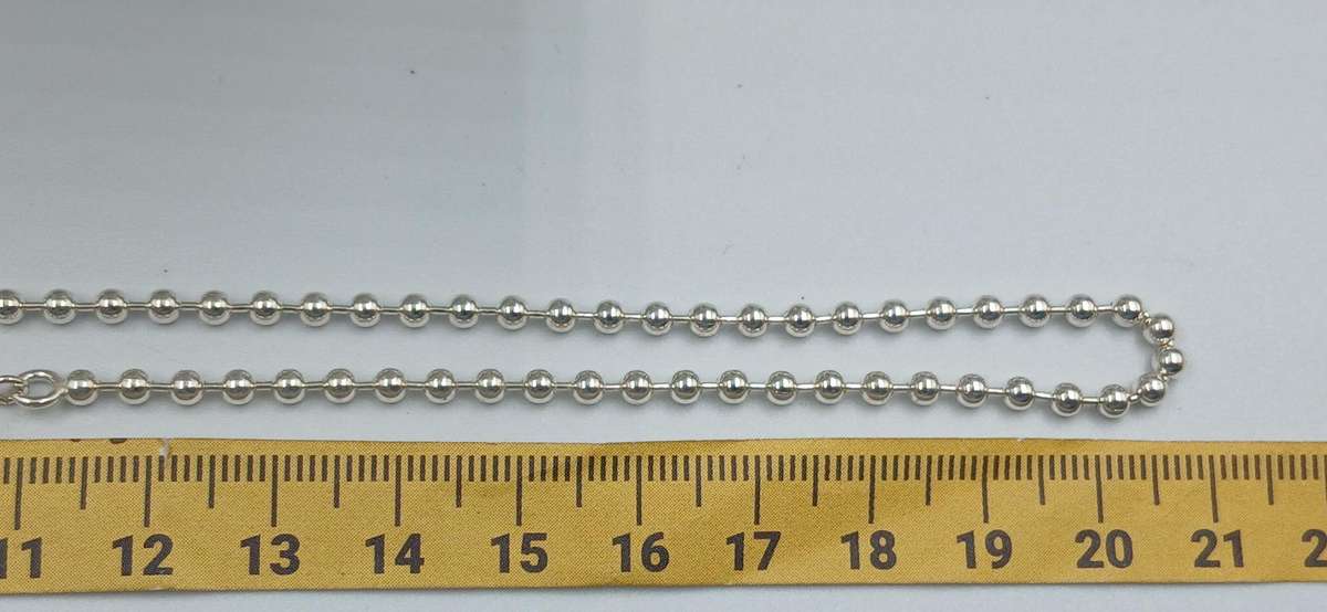 Stunning Sterling Silver Ball Chain