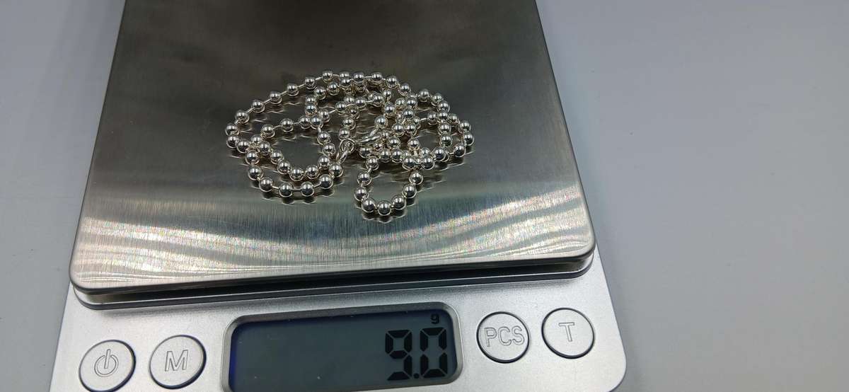 Stunning Sterling Silver Ball Chain