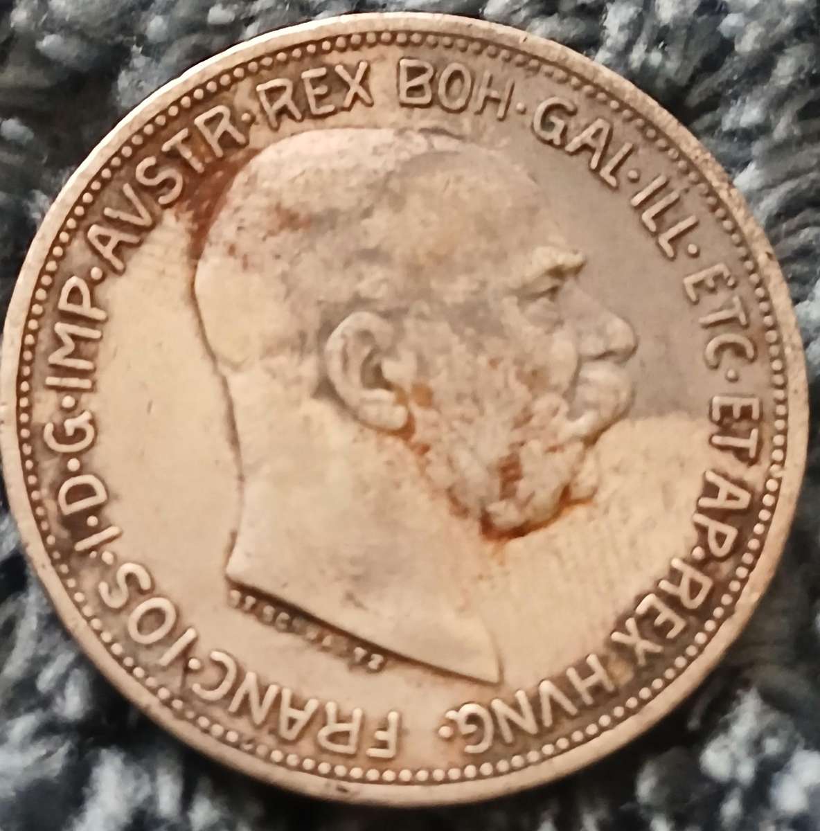 1913 Austro-Hungarian 2 Korona