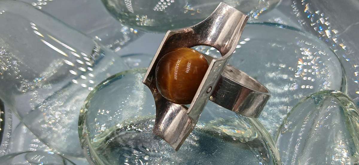 Unusual Sterling Silver Ring