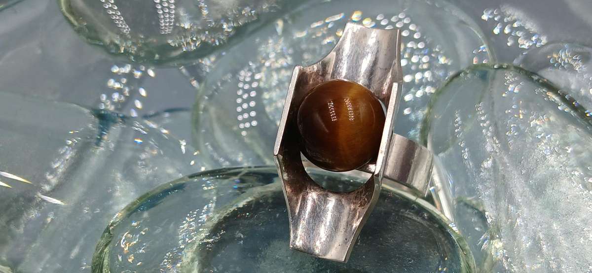 Unusual Sterling Silver Ring