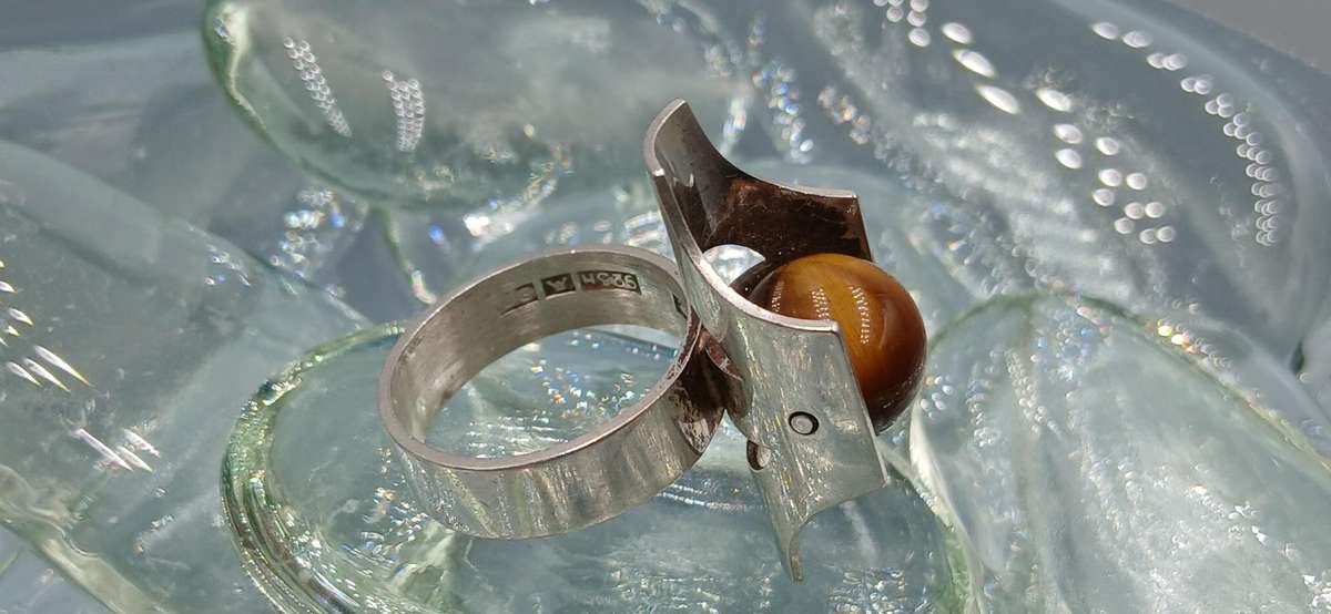 Unusual Sterling Silver Ring