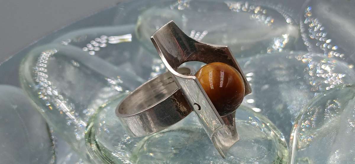 Unusual Sterling Silver Ring