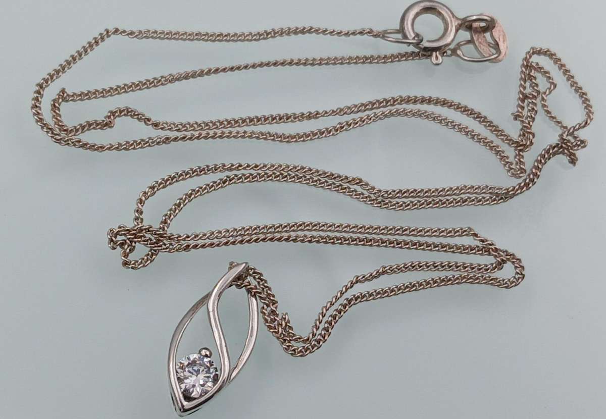 Elegant Sterling Silver Necklace