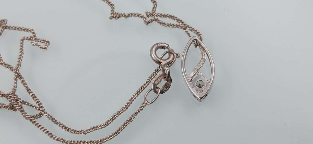 Elegant Sterling Silver Necklace